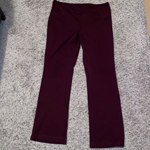 Tall Burgundy Work Pants